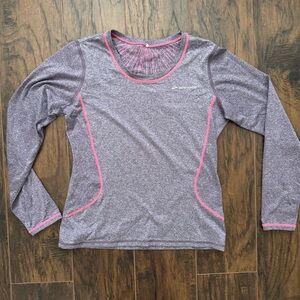 Brooks Small  Lavender Athletic Long Sleeve Shirt